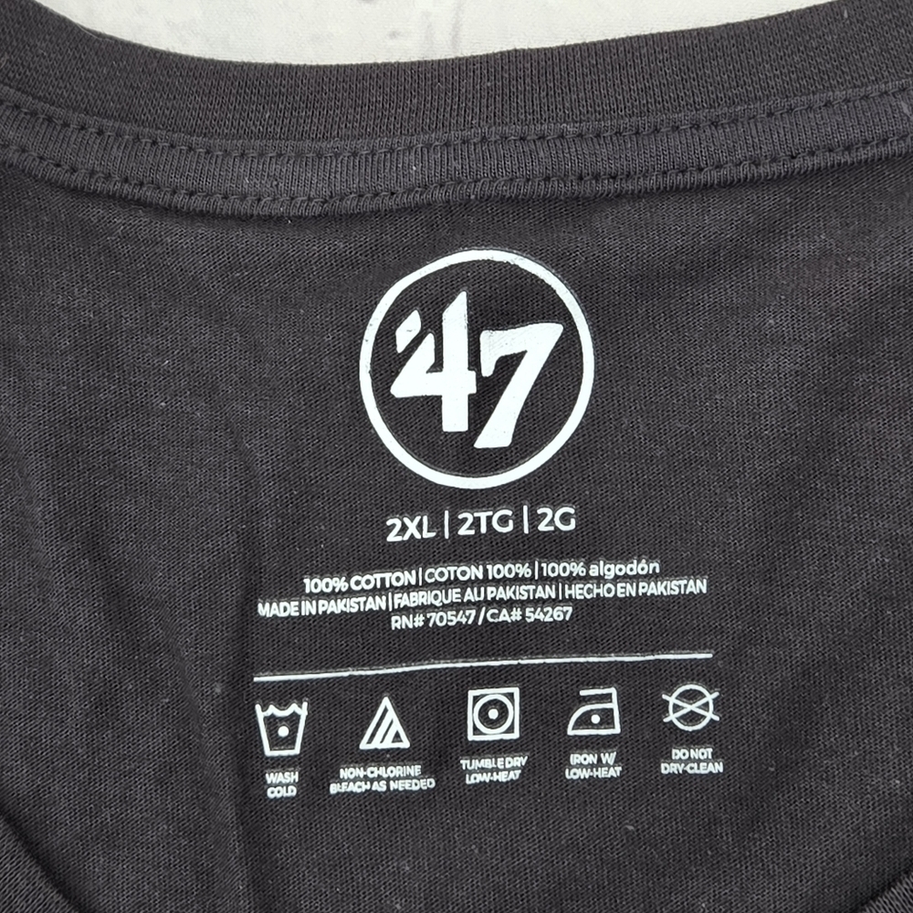 Las Vegas Ladies Raiders Black Football 47 Short-sleeved T-Shirt (NWT) - Picture 2 of 8